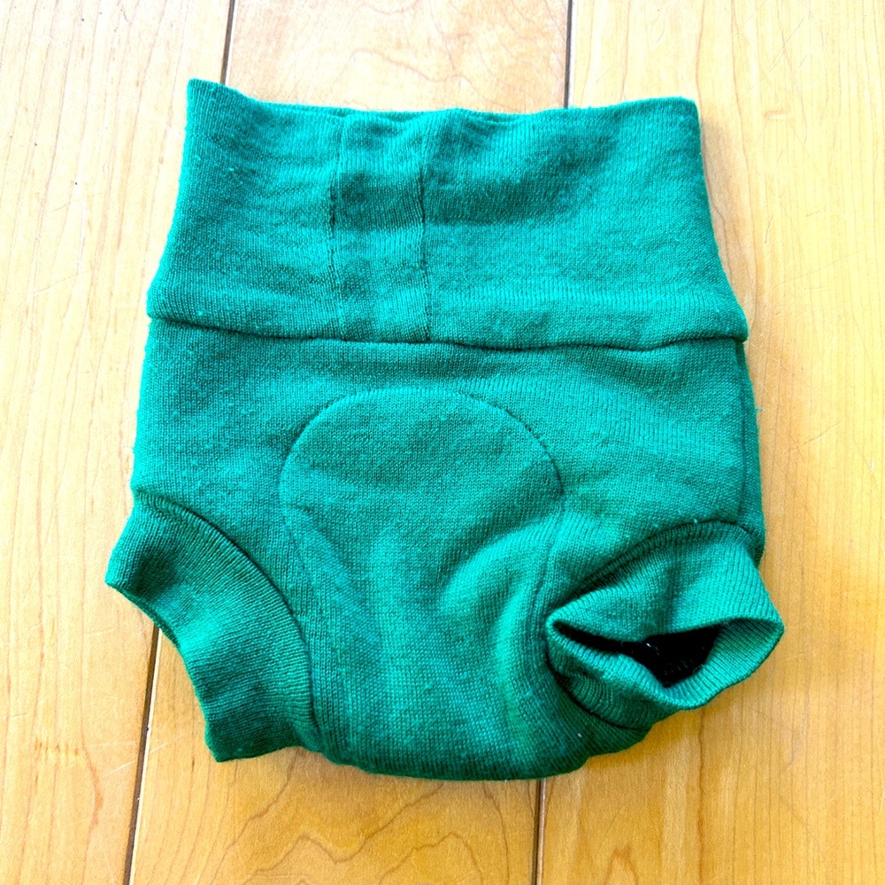 Handmade wool diaper cover - size small